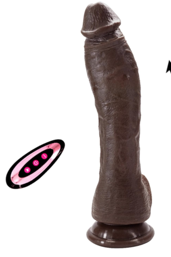 Zaddi Rechargeable 9-inch Silicone Thrusting Dildo with Remote