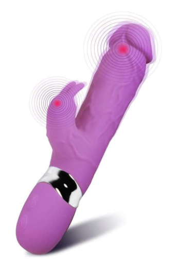 Naughti Silicone Rabbit Vibrator – Rechargeable